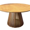 MESA ASTI - 1,60Ø - MADEIRA - IMBUIA - Cód.: 2006