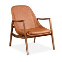 POLTRONA - FORMIA - COURO OCRE - Cód.: 2671