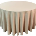 TOALHA - NA MEDIDA DE 3,30 Ø - BEGE - (para mesa de 1,60 de diâmetro) - Cód.: 2262