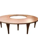 MESA GIRARE - MADEIRA - IMBUIA - Cód.: 2372
