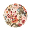 SOUSPLAT - FLORAL - TECIDO C/ TOQUE DE LINHO - Cód.: 2296