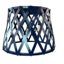 LUMINÁRIA - APRÍLIA - MADEIRA LACA AZUL ESCURO - 4 LÂMPADAS BIVOL - Cód.: 2392