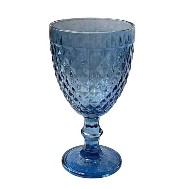 TAÇA - BICO DE ABACAXI - AZUL - 325 ML ST Mob - Locações de mobiliário para eventos
