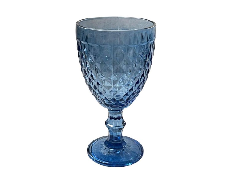 TAÇA - BICO DE ABACAXI - AZUL - 325 ML ST Mob - Locações de mobiliário para eventos