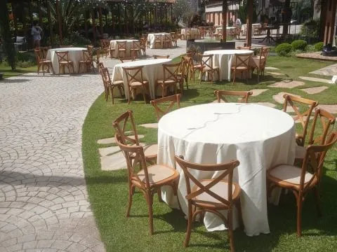 TOALHA - NA MEDIDA DE 3,00 Ø - CRU - 2 - ST Mob - Locações de mobiliário para eventos