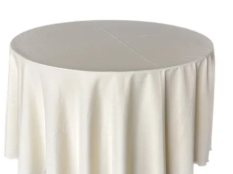TOALHA - NA MEDIDA DE 3,30 Ø - CRU - (para mesa de 1,60 de diâmetro) - 4 - ST Mob - Locações de mobiliário para eventos