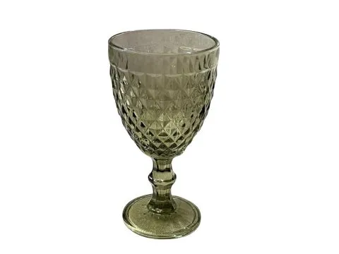 TAÇA - BICO DE ABACAXI - VERDE - 325 ML - 3 - ST Mob - Locações de mobiliário para eventos