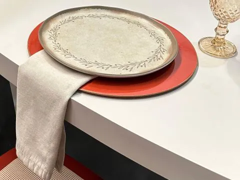 GUARDANAPO -  BEGE - JACQUARD - 2 - ST Mob - Locações de mobiliário para eventos