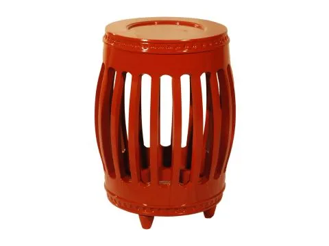 GARDEN SEAT - MADEIRA - LACA TERRACOTA - 2 - ST Mob - Locações de mobiliário para eventos