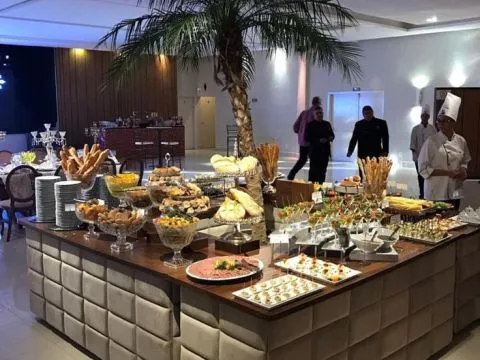 BALCÃO - CONTEMPORÂNEO - REVESTIDO COM TECIDO - 4 - ST Mob - Locações de mobiliário para eventos