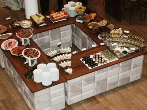 BALCÃO - CONTEMPORÂNEO - REVESTIDO COM TECIDO - 6 - ST Mob - Locações de mobiliário para eventos