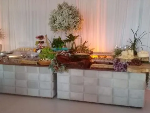 BALCÃO - CONTEMPORÂNEO - REVESTIDO COM TECIDO - 7 - ST Mob - Locações de mobiliário para eventos