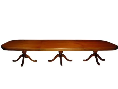 MESA ITÁLIA - 4,5 m -  MADEIRA - IMBUIA - 5 - ST Mob - Locações de mobiliário para eventos