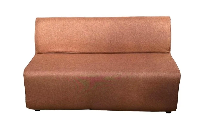 SOFÁ ALTAMURA - RETO - MODULAR - 1,40 - LINHÃO CONHAQUE ST Mob - Locações de mobiliário para eventos