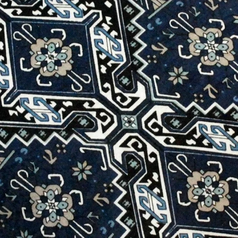 ALMOFADA - TRAPANI - AZUL MARINHO/PRETO/OFF ST Mob - Locações de mobiliário para eventos
