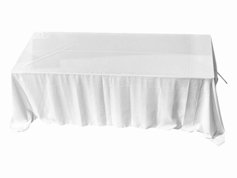 MESA TREVISO COM TOALHA BRANCA OXFORD ST Mob - Locações de mobiliário para eventos