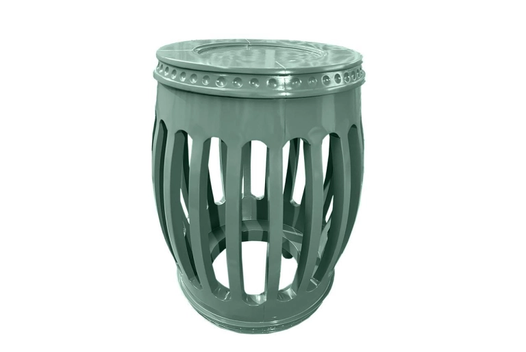 GARDEN SEAT - MADEIRA - LACA VERDE ESCURO ST Mob - Locações de mobiliário para eventos