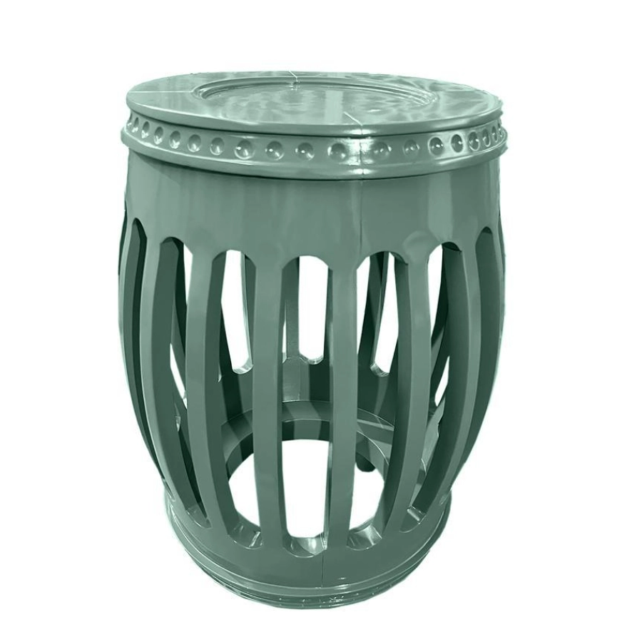 GARDEN SEAT - MADEIRA - LACA VERDE ESCURO ST Mob - Locações de mobiliário para eventos