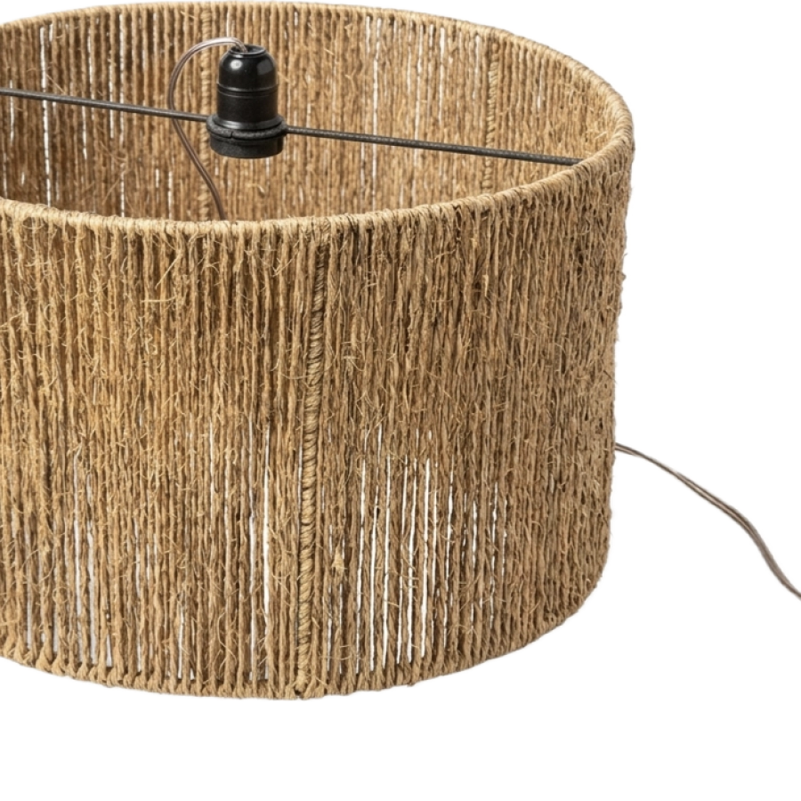 LUMINÁRIA - CAPRI M - SISAL - 1 LÂMPADA BIVOLT ST Mob - Locações de mobiliário para eventos