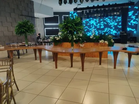 MESA VERONA - 4 MÓDULOS - MADEIRA IMBUIA - 10 - ST Mob - Locações de mobiliário para eventos