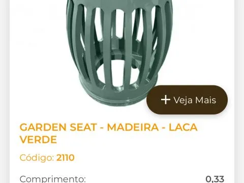 GARDEN SEAT - MADEIRA - LACA VERDE - 2 - ST Mob - Locações de mobiliário para eventos