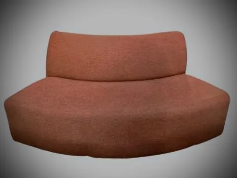 SOFÁ ALTAMURA - CURVO ABERTO - MODULAR - 1,70 - LINHO CONHAQUE - 1 - ST Mob - Locações de mobiliário para eventos