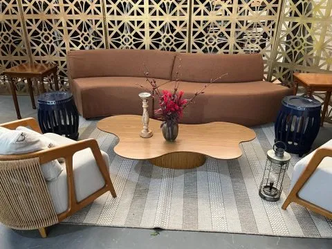 SOFÁ ALTAMURA - CURVO FECHADO - MODULAR - 1,70 - LINHÃO CONHAQUE - 2 - ST Mob - Locações de mobiliário para eventos