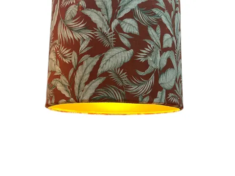 LUMINARIA - TRANI - FLORAL TERRACOTA - 1 LÂMPADA BIVOLT - 3 - ST Mob - Locações de mobiliário para eventos