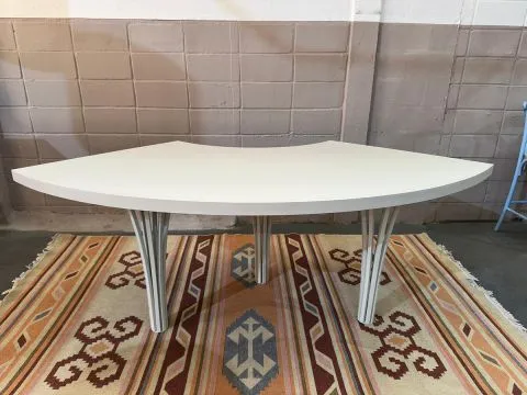 MESA VERONA - BASE FERRO ALGODÃO -TAMPO ALGODÃO (Módulo) - 2 - ST Mob - Locações de mobiliário para eventos