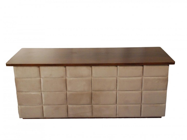 BALCÃO - CONTEMPORÂNEO - REVESTIDO COM TECIDO ST Mob - Locações de mobiliário para eventos