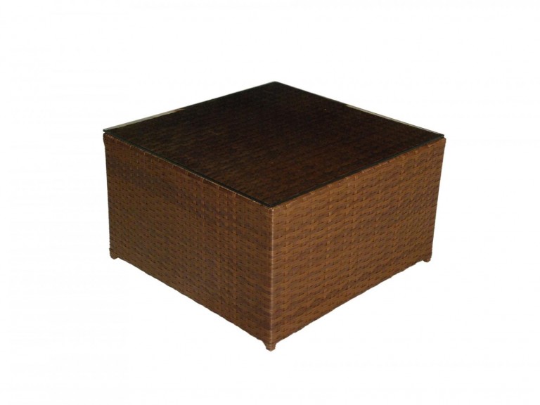 MESA FLÓRIDA - CENTRO - TABACO - COM VIDRO 0,70 X 0,70 ST Mob - Locações de mobiliário para eventos